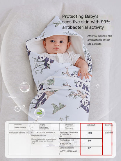 Thickened Spring Swaddling Quilt for Newborns