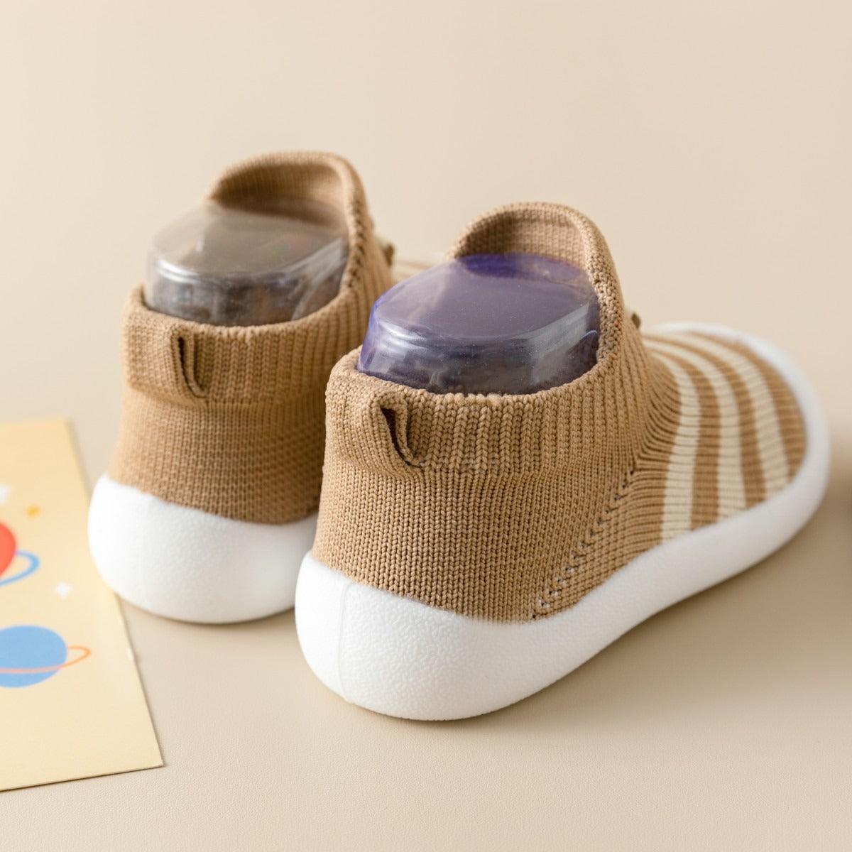 Cartoon Striped Toddler Shoes