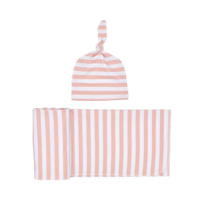 Newborn Patterned Cap 2-Piece Set