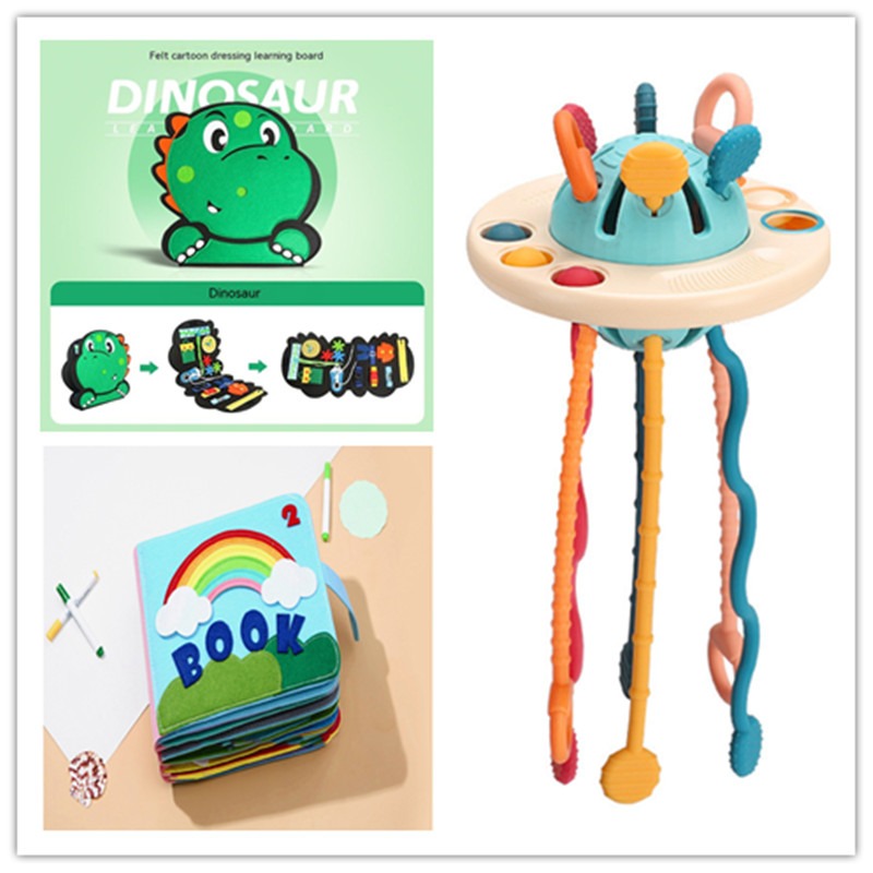 Silicone Sensory Toys for Baby Montessori Development