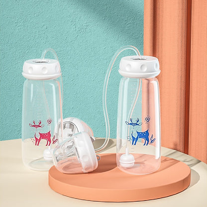 TROPELA Hands-Free Baby Feeding Bottle with Tube (240ml)