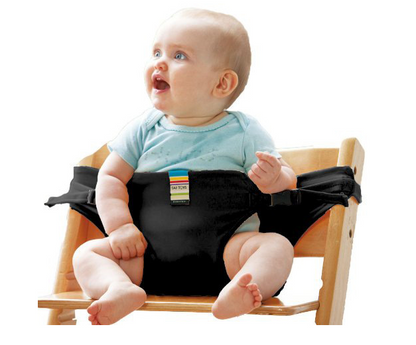 Foldable Baby Safety Dining Chair with Portable Seat Belt